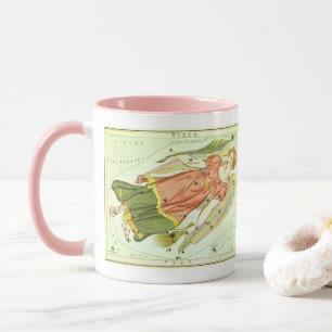 Mug Astrologie Zodiaque vintage Constellation Virgo