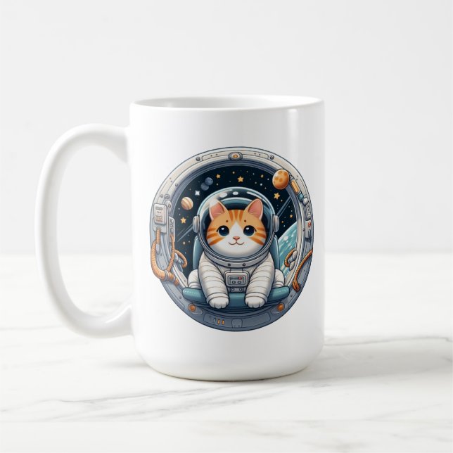 Mug Astronaut de chat (Gauche)