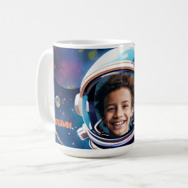 Mug Astronaut Deep Space Sky Planets Photo Gift
