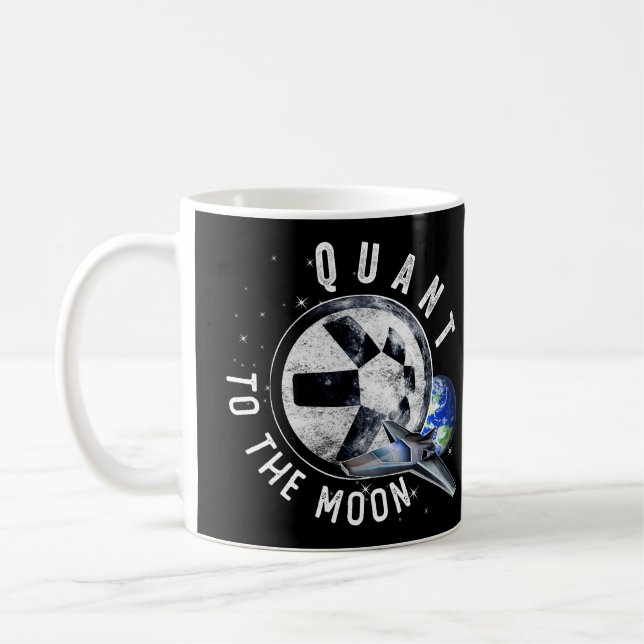 Mug Astronaut Patinage Quant QNT Crypto Coin HODL Toke (Gauche)