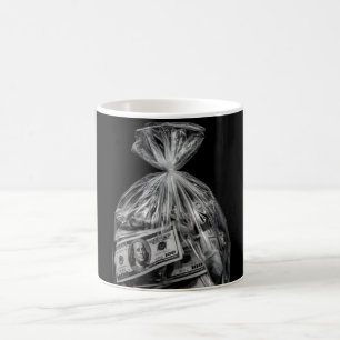 Mug Astronaute Assis sur la Galaxie de la Planète Anne