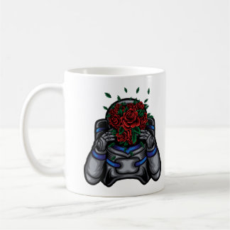 Mug Astronaute au visage de roses