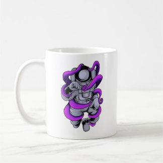 Mug Astronaute Combat Pieuvre