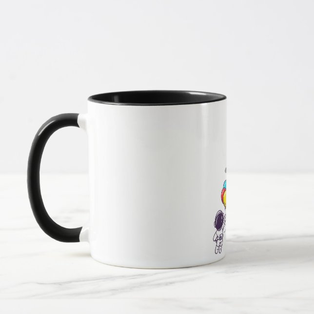 Mug astronaute drôle (Gauche)