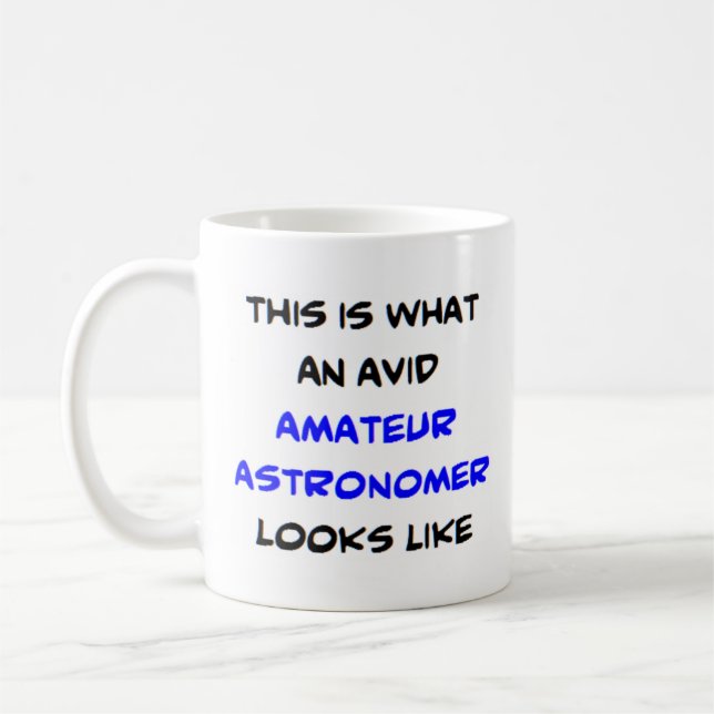 Mug astronome amateur (Gauche)