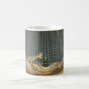 Mug Astronomie céleste vintage, reine de la nuit