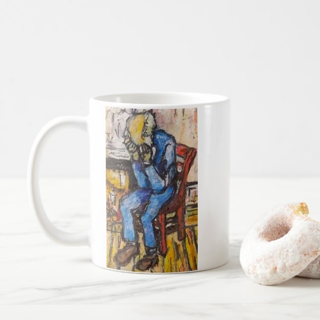 Mug At Eternity's Gate Miniature Painting (Avec donut)