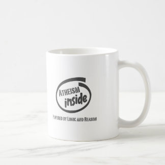 Mug Atheism Inside Powred by logic and reason