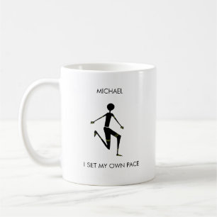 Mug Athlète kenyan de Silhouette