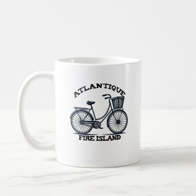 Mug ATLANTIQUE Fire Island vélo de plage d'été (Gauche)