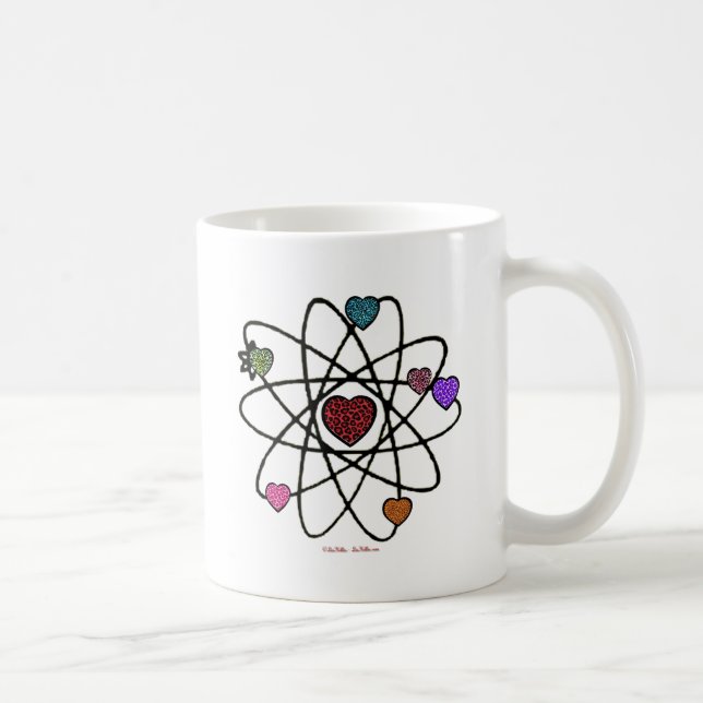 Mug Atomic Saint-Valentin Cœurs Imprimé Léopard (Droite)