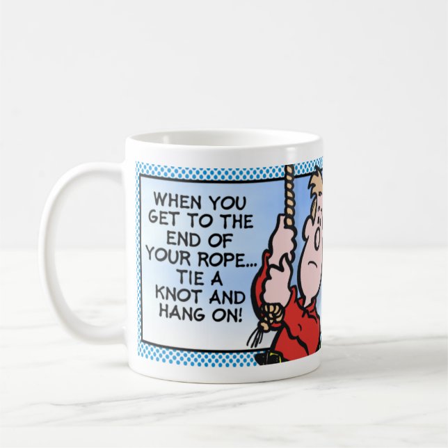 Mug Attachez un noeud et accrochez dessus ! (Gauche)