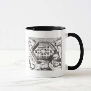 Mug Attaque sur un village Iroquois
