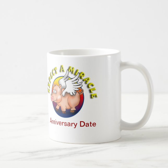 Mug Attendez-vous à un miracle --- Reconnaissance d'aa (Droite)