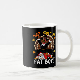 Mug Attends ton tour gros garçon drôle de Thanksgiving
