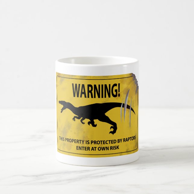 Mug Attention! Cette propriété est protégée par des Ra (Centre)