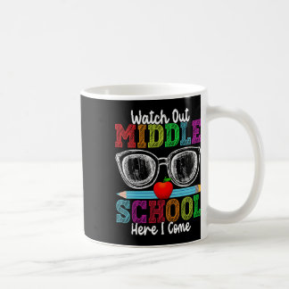 Mug Attention collège, j'arrive Drôle de retour à l'éc