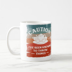 Mug Attention J'ai Été Connu Pour Jeter Des Objets Pot