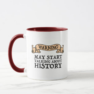 Mug Attention! Peut-être parler d'histoire amusante