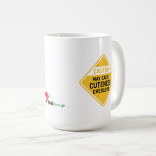 Mug "Attention : Risque de surcharge de mignonnerie" D