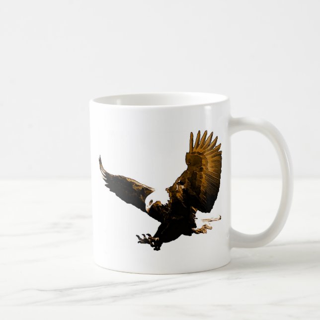 Mug Atterrissage d'aigle (Droite)