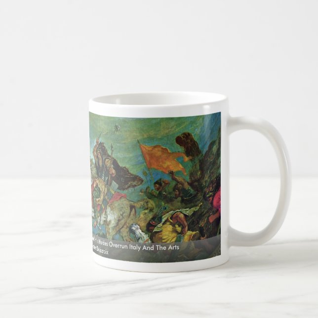 Mug Attila Überreitet Italie et les détails d'arts (Droite)