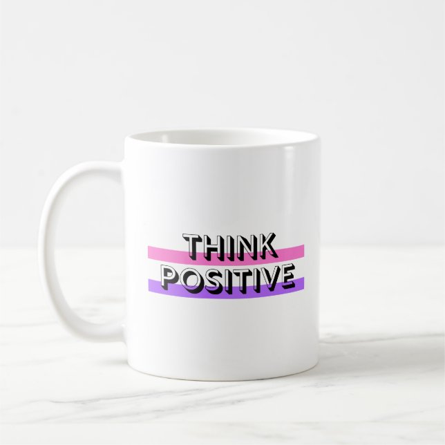 Mug attitude positive inspirations citations positives (Gauche)