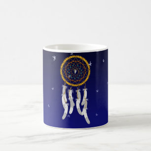 Mug Attrape-rêves--Tapis de yoga en turquoise bleue