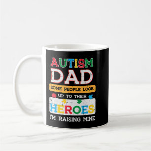 Mug Attrapez ce mignon Autisme Papa Héros Je lève la