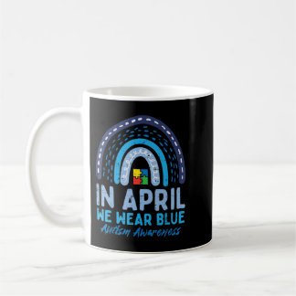 Mug Attrapez ce mignon En Avril Nous Portons Blue Auti