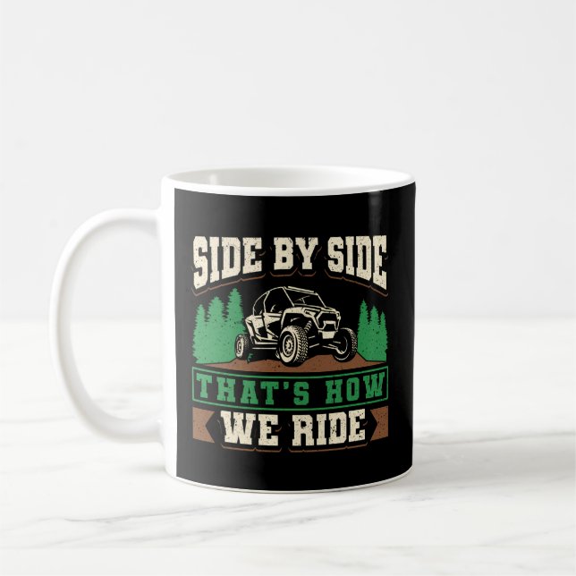 Mug Atv Quad Biker Quatre Routeurs Côté À Côté C'Est H (Gauche)