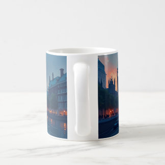 Mug au coucher du soleil
