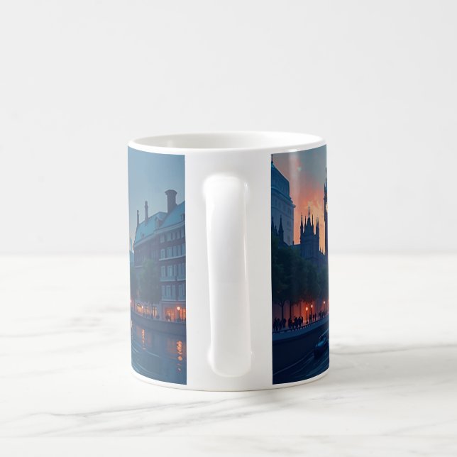 Mug au coucher du soleil (Poignée)
