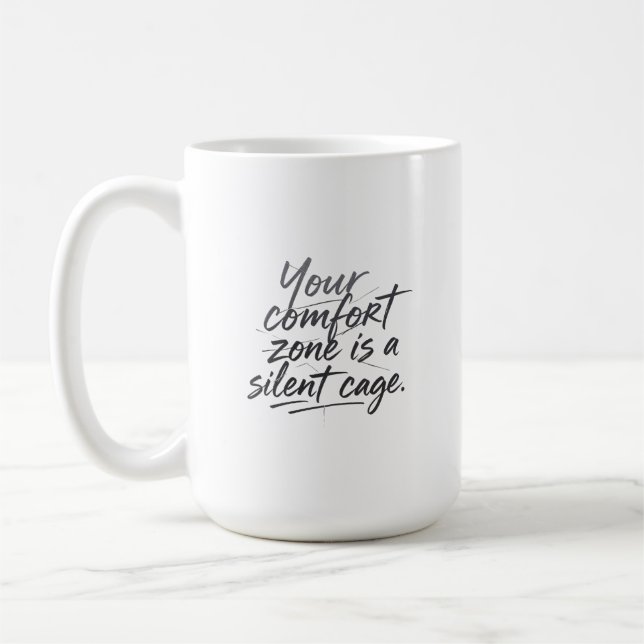 Mug Au-delà de la zone de confort (Gauche)