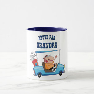 Mug Au-dessus de PAR GRANDPA - Funny Golf Grand-père G