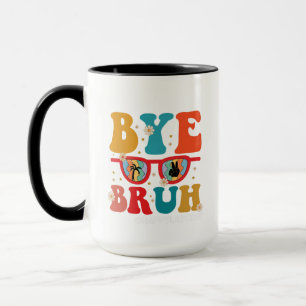 Mug Au revoir frère professeur joyeux dernier jour d'é
