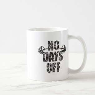 Mug Aucun Jour De Repos Citation De Bodybuilder Haltèr