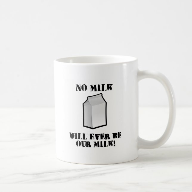 Mug Aucun lait ne sera jamais notre lait (Droite)