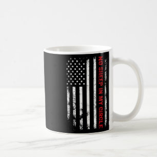 Mug Aucun mouton dans mon cercle Républicain américain