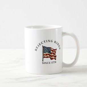 Mug Aucun Rois En Amérique Nous Le Peuple Résiste Drap