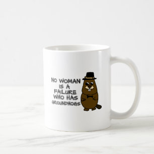 Mug Aucune femme n'est un échec qui a des marmottes