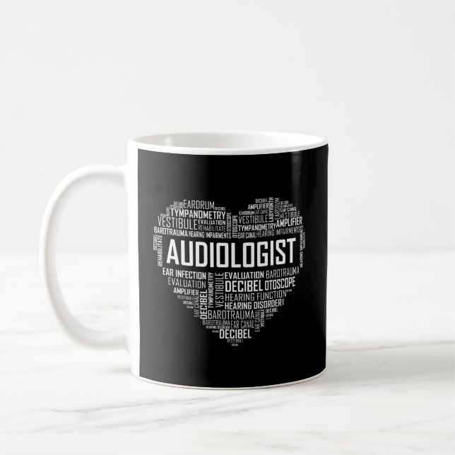 Mug Audiologiste Aimer Audiologie Audiologie Audience  (Gauche)