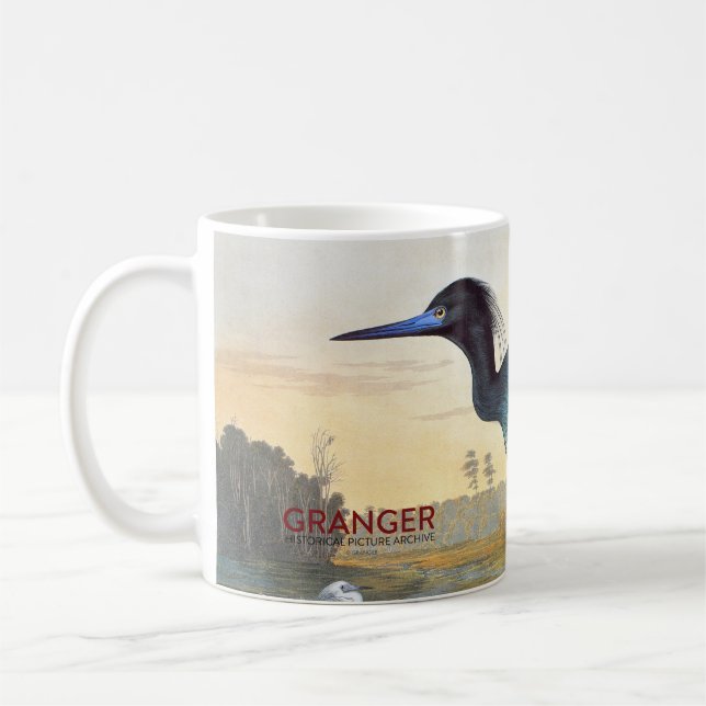 Mug Audubon : Héron de petit bleu (Gauche)