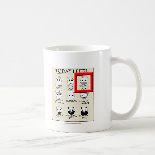 Mug Aujourd'hui je sens bon chaotique (Droite)