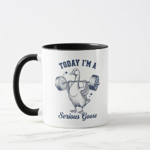 Mug Aujourd'hui, je suis une Oie sérieuse Drôle de Lev