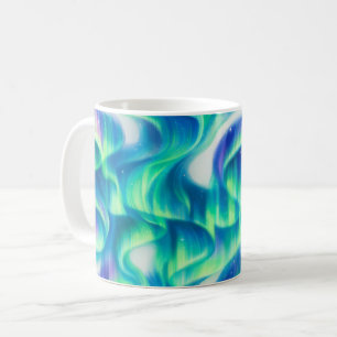 Mug Aurore Boréale Motif Abstrait