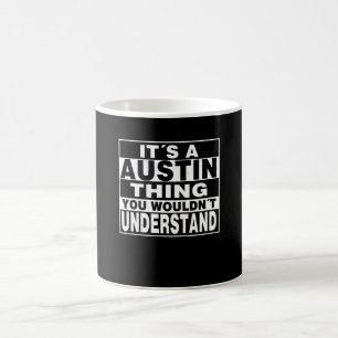 Mug AUSTIN Nom de famille Cadeau personnalisé
