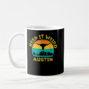 Mug Austin, Texas Gardez-Le Bizarre Longhorn