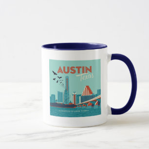 Mug Austin, Texas Pont de l'Avenue du Congrès