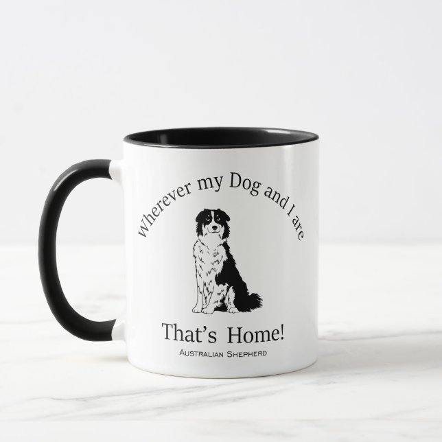 Mug Australian Sheperd (Gauche)